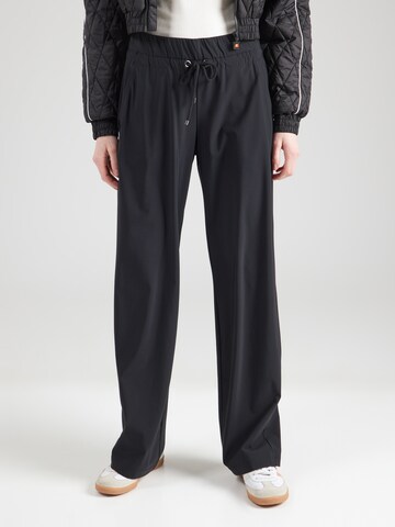 MAC Wide leg Trousers in Black: front