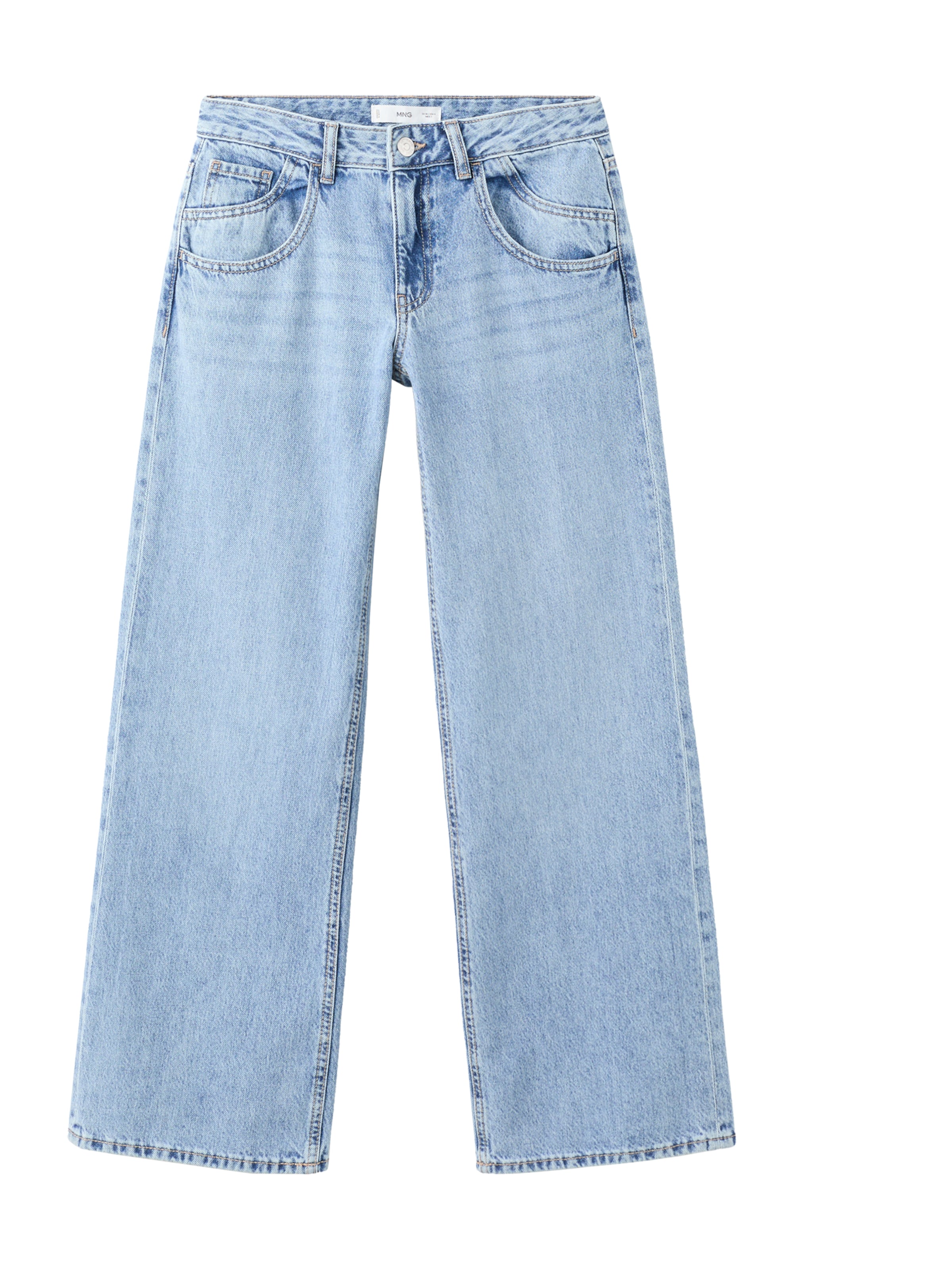 MANGO TEEN Wide Leg Jeans 'Hailee' in Blau: Vorderseite
