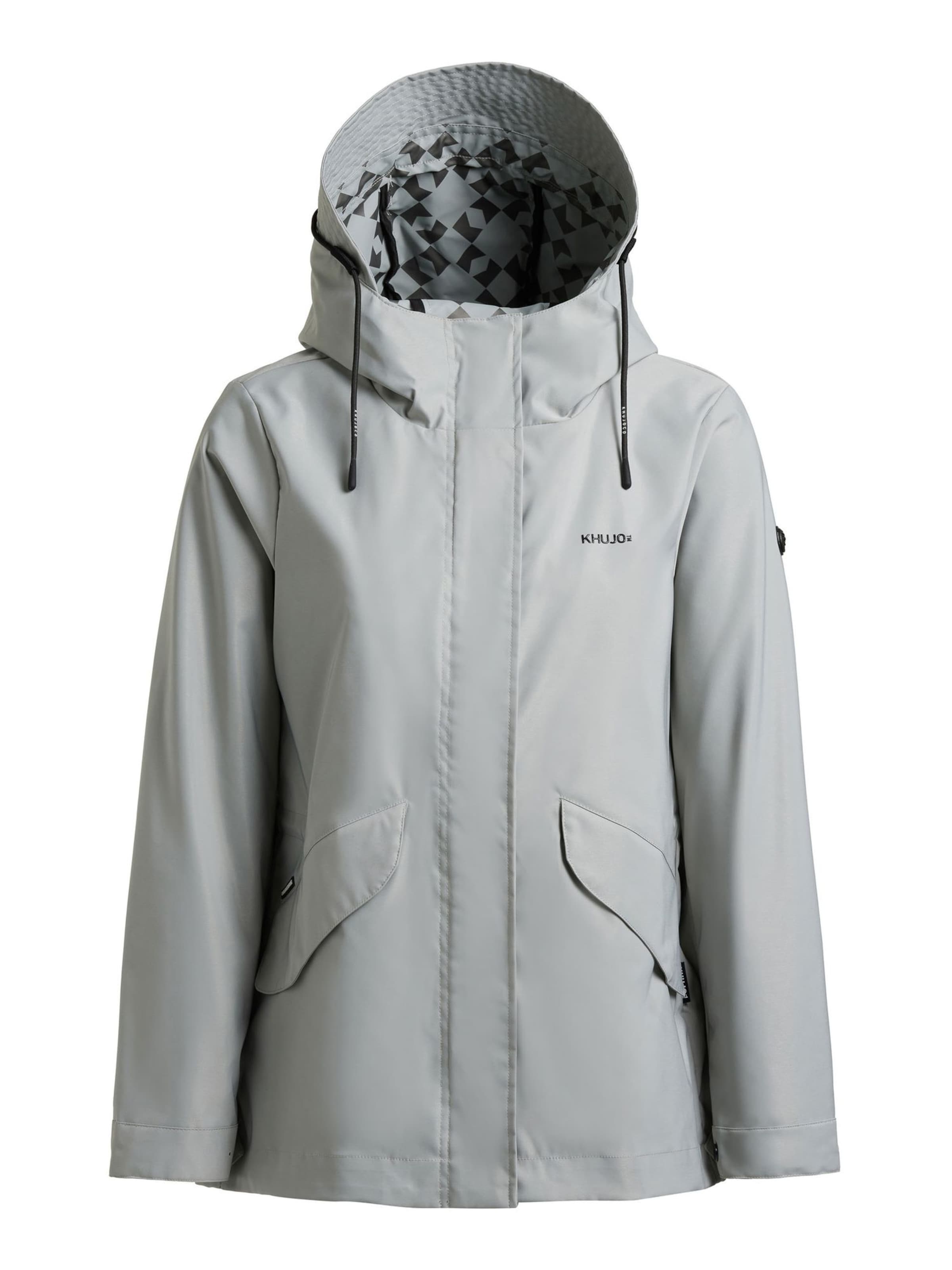 khujo Between-Season Jacket 'SANG2' in Grey: front