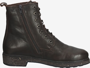 THINK! Lace-Up Ankle Boots in Brown