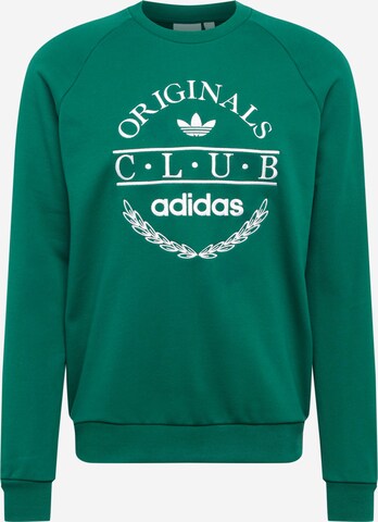 ADIDAS ORIGINALS Sweatshirt in Groen: voorkant