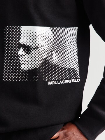 melns Karl Lagerfeld Sportisks džemperis