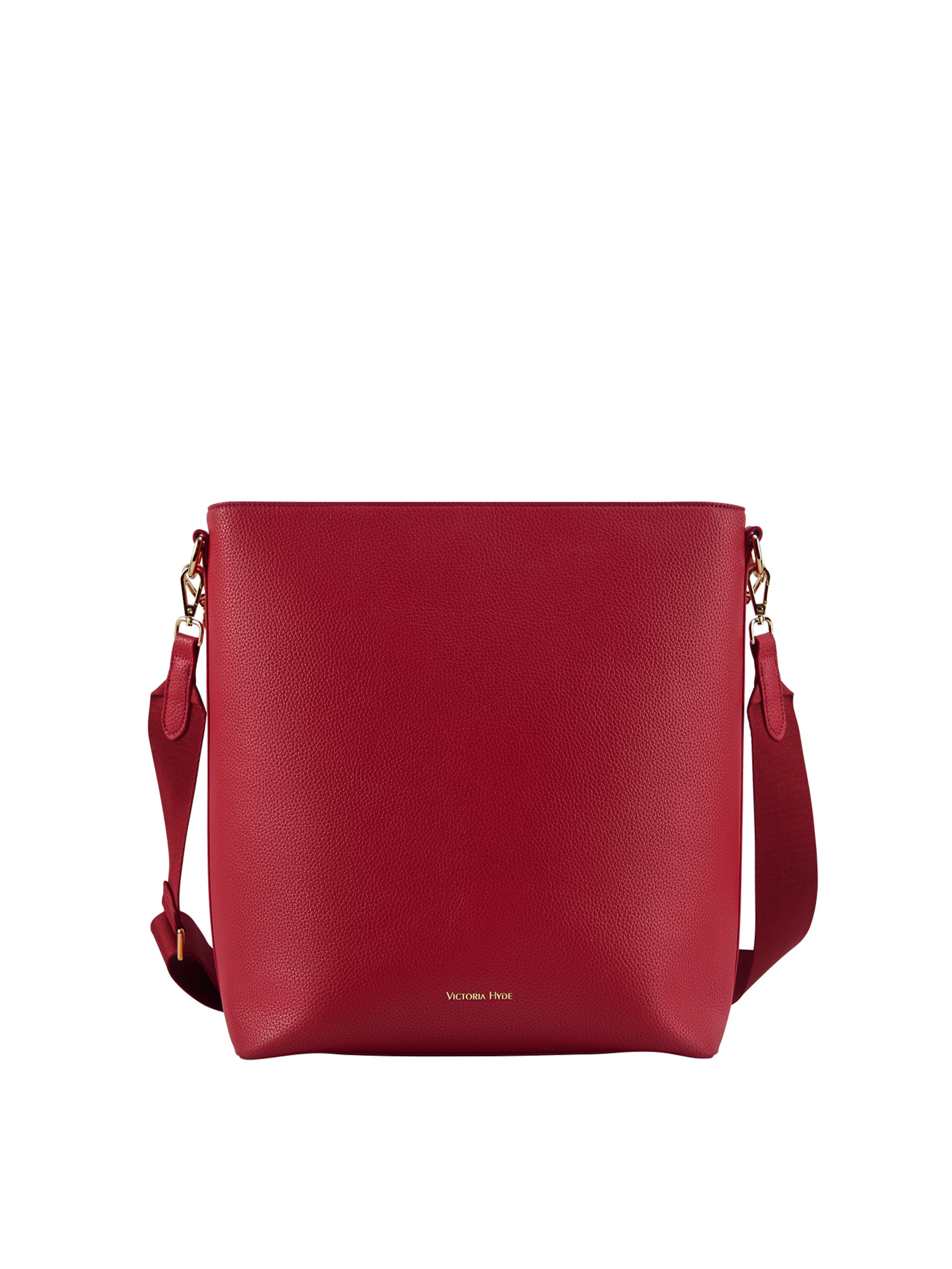 Victoria Hyde Crossbody Bag in Red: front