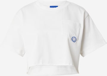 HUGO Blue - Camiseta 'Darondia' en blanco: frente