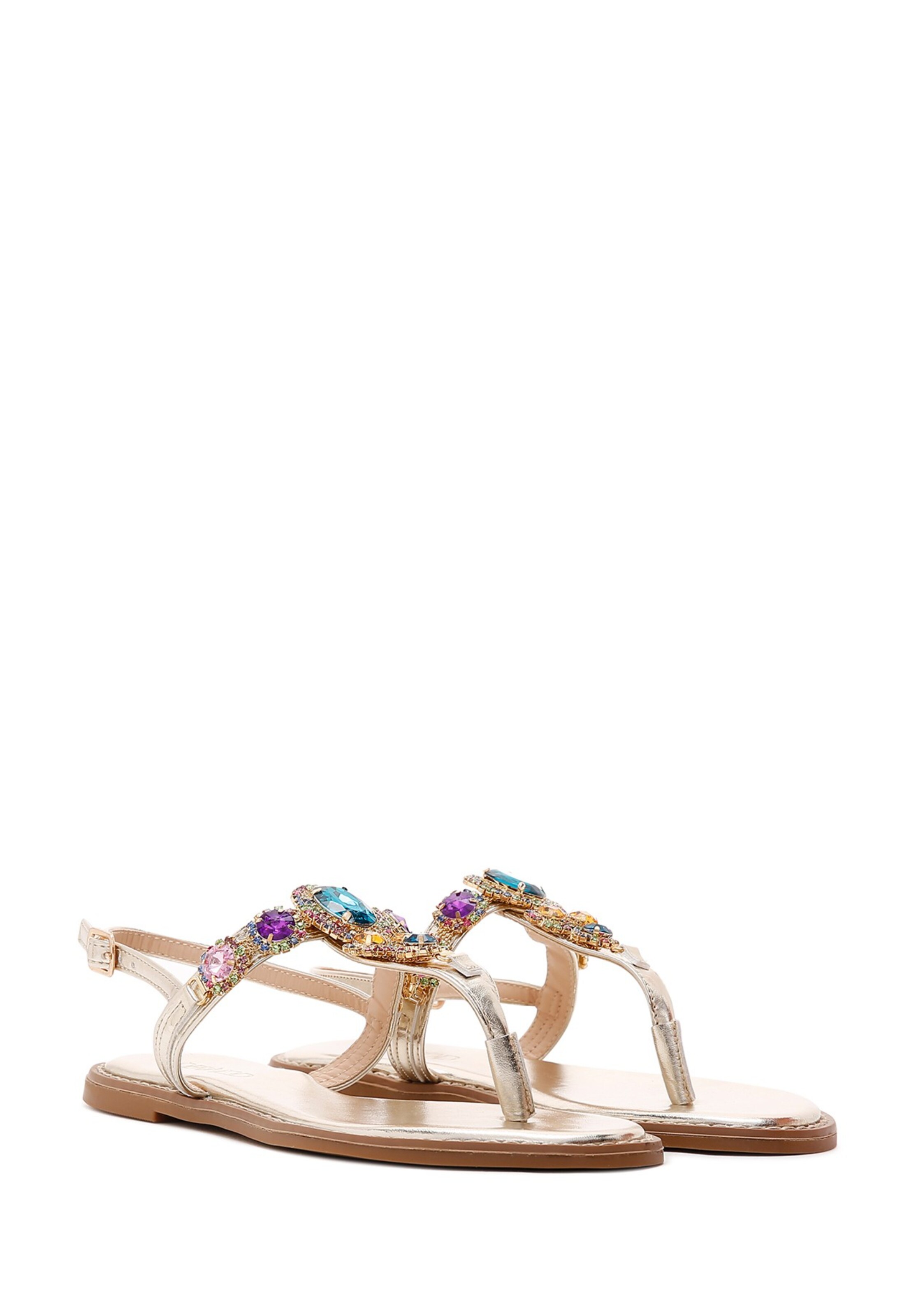 Derimod Strap Sandals in Gold