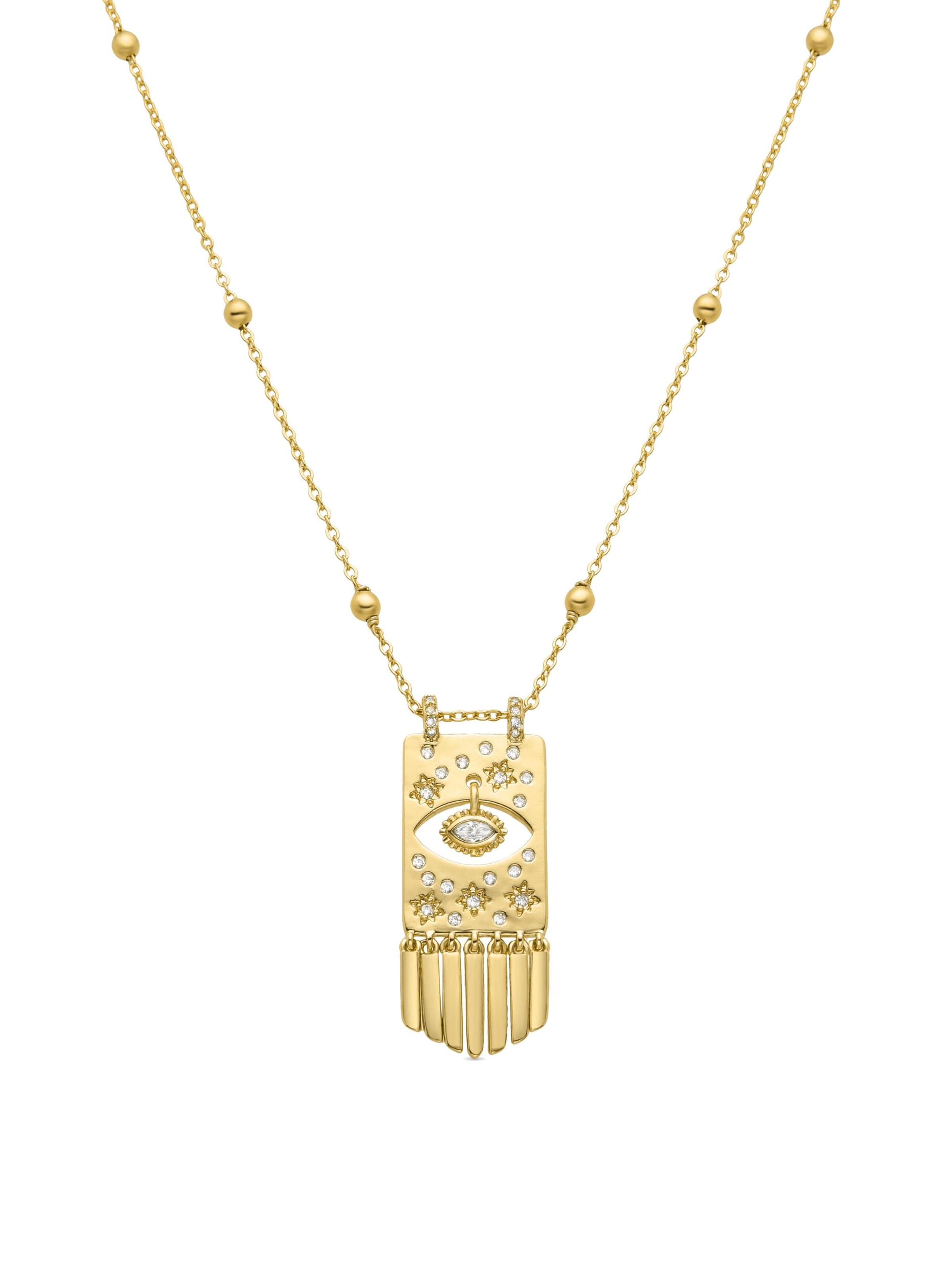 Luxenter Kette 'Sufariz'‌‌‌‌‌‌‌‌ in Gold: Vorderseite