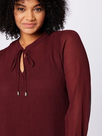 Camicia da donna 'Charlie' di ABOUT YOU Curvy in rosso