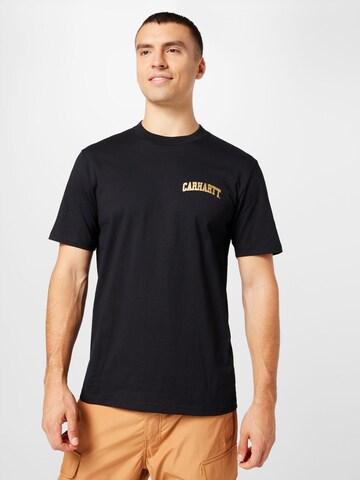 Tricou de la Carhartt WIP pe negru: față