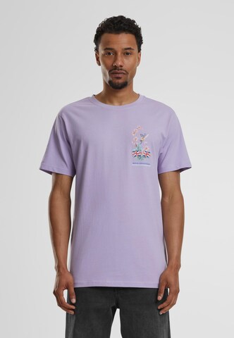 T-Shirt Mister Tee en violet : devant