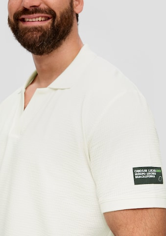 T-Shirt s.Oliver Red Label Big & Tall en blanc