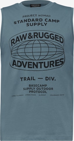 Street One MEN Shirt in Blue: front