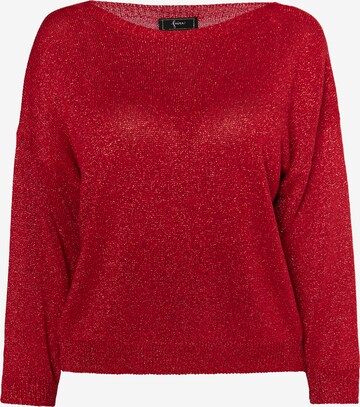 Pull-over faina en rouge : devant