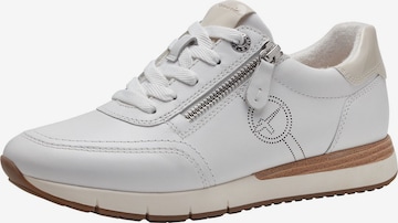 Baskets basses Tamaris en blanc : devant