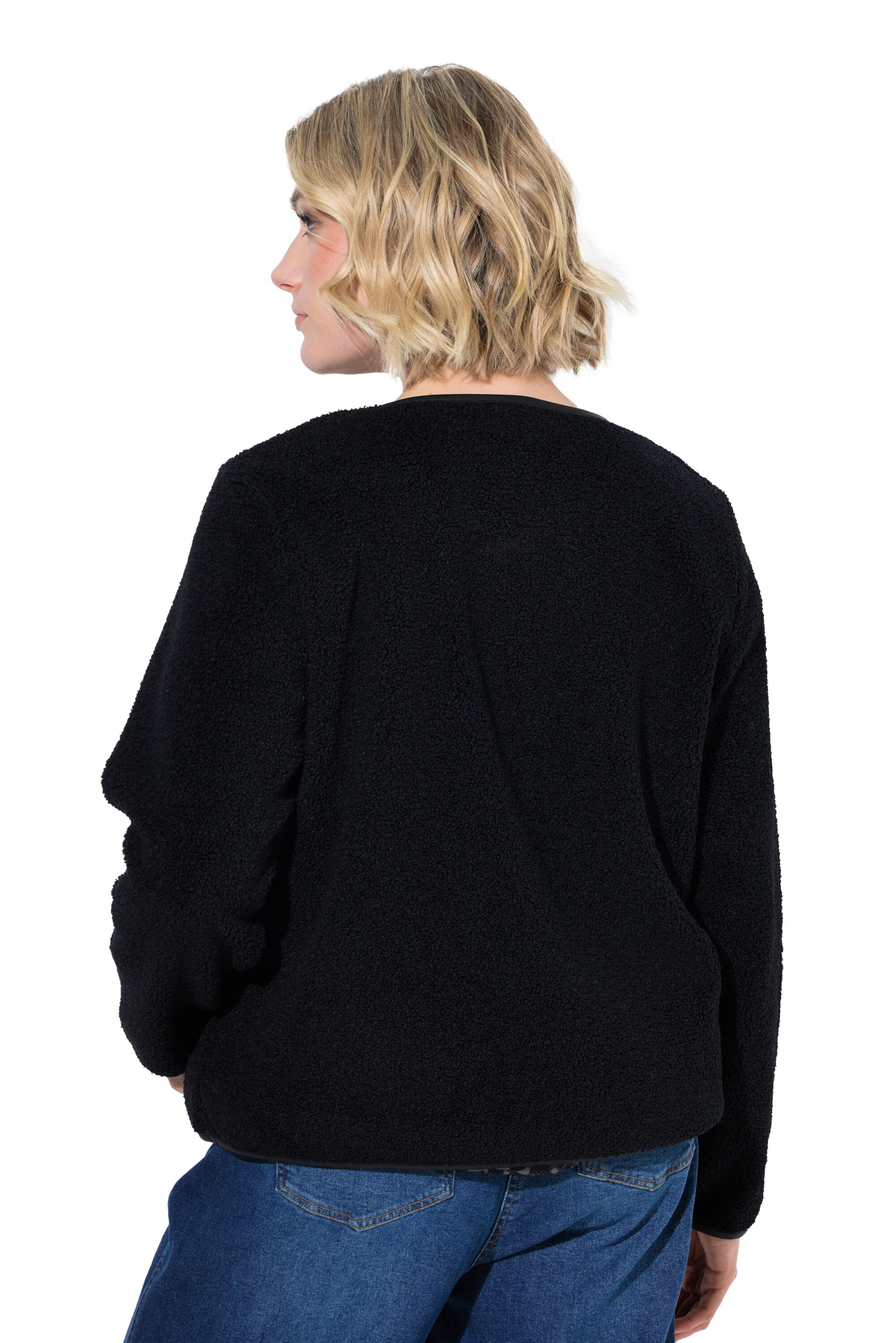 Ulla Popken Between-season jacket in Black