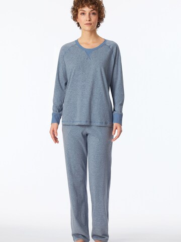 SCHIESSER Pyjama in Blau