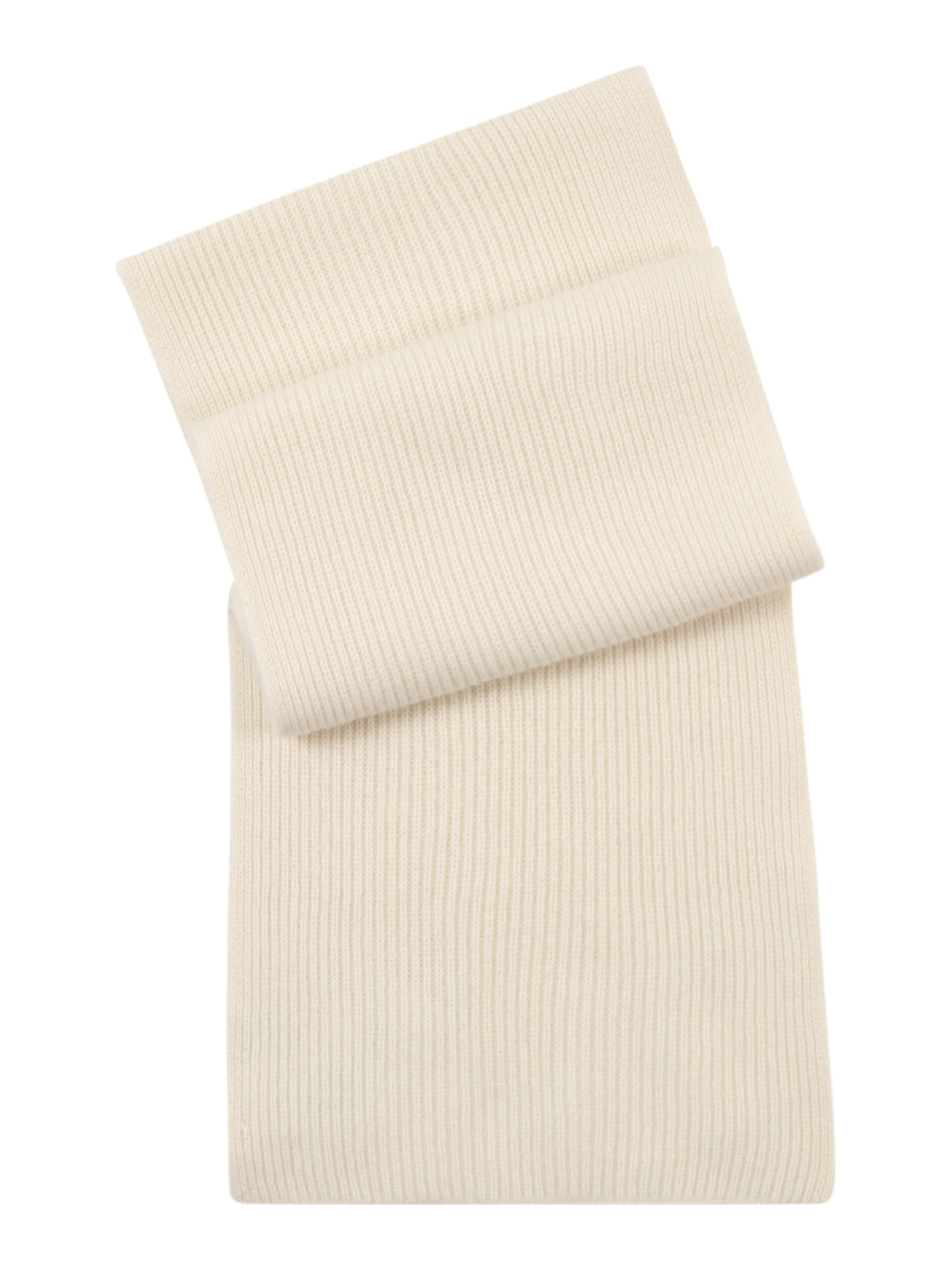 & Other Stories Κασκόλ σε λευκό: μπροστά