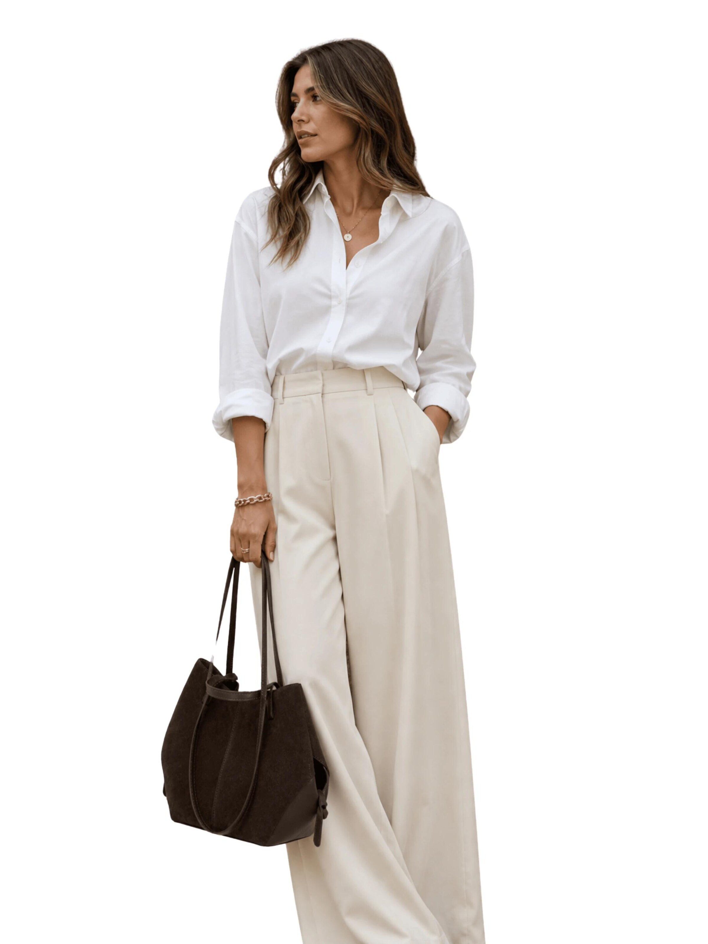 lePelou Shoulder Bag 'TARA' in Brown
