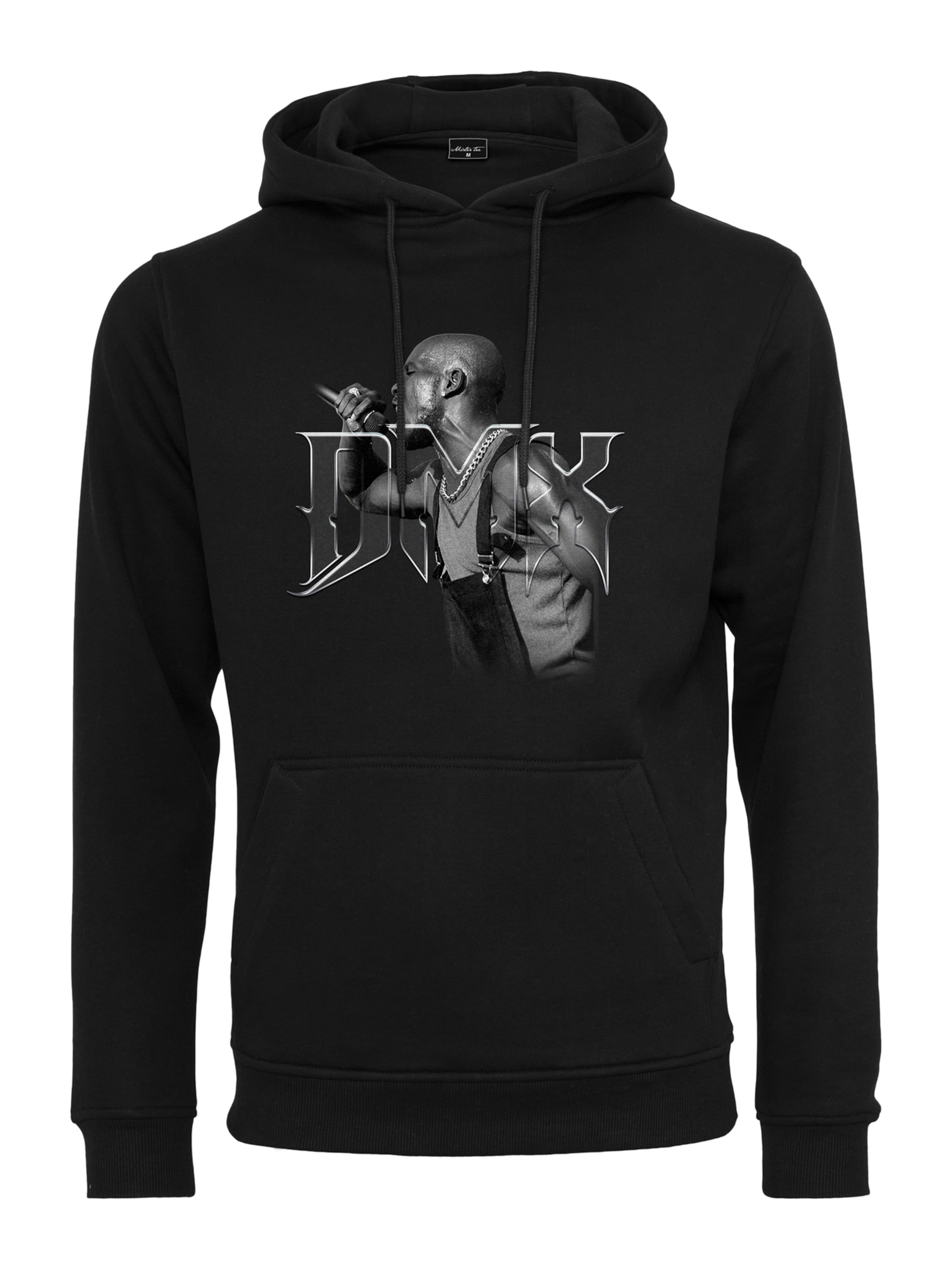 Mister Tee Μπλούζα φούτερ 'DMX Mic' σε μαύρο: μπροστά