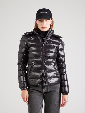 Tommy Jeans Winter jacket in Black: front