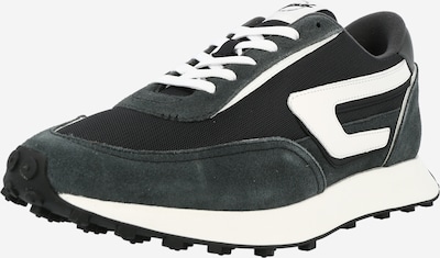 DIESEL Sneakers laag 'S-Racer LC' in de kleur Antraciet / Zwart / Wit, Productweergave