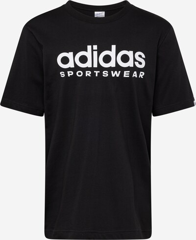 ADIDAS SPORTSWEAR Funkcionalna majica | črna / bela barva, Prikaz izdelka