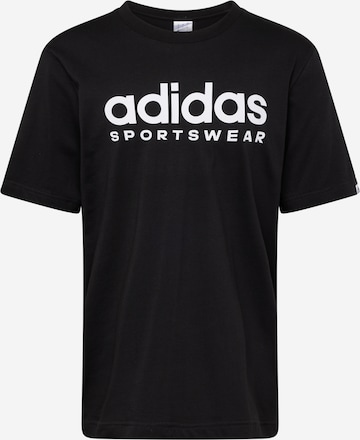 ADIDAS SPORTSWEAR Funktionstopp i svart: framsida