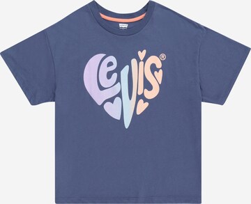 T-Shirt Levi's Kids en bleu : devant