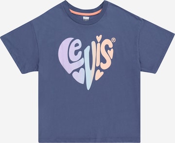 Levi's Kids Shirt in Blauw: voorkant