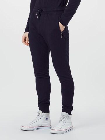 Key Largo Tapered Broek 'Score' in Zwart: voorkant