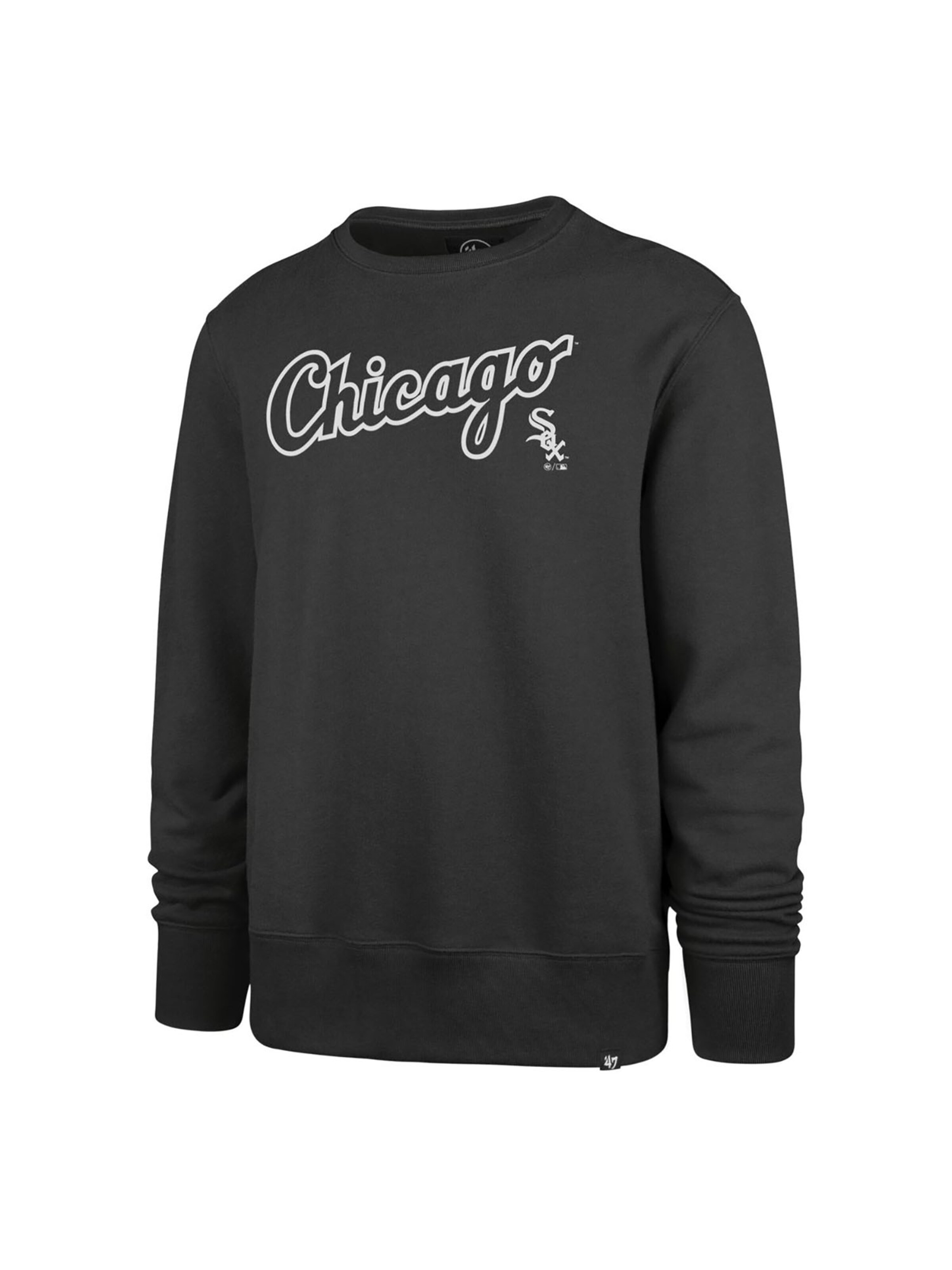 47 Brand Sweatshirt 'Chicago White Sox' in Black: front