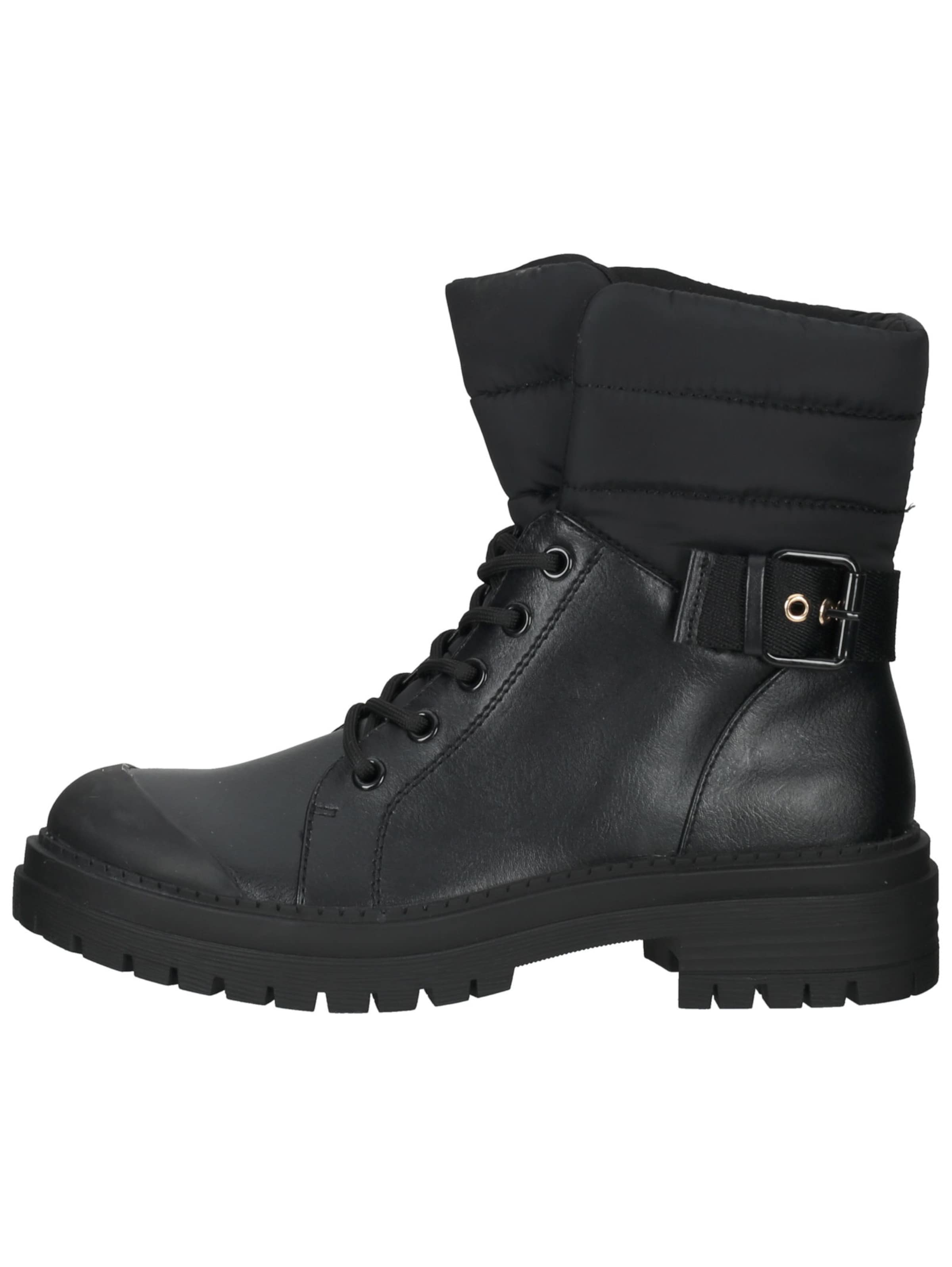 LA STRADA Schnürstiefelette in Schwarz