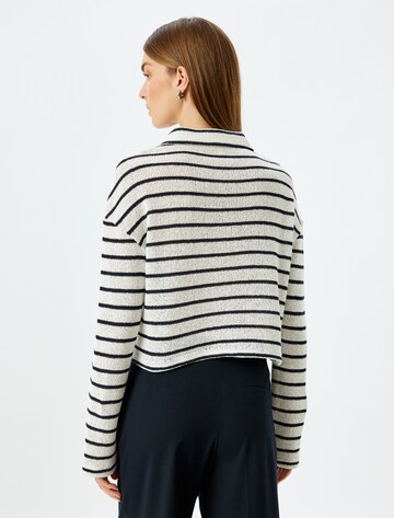 Koton Pullover in Weiß