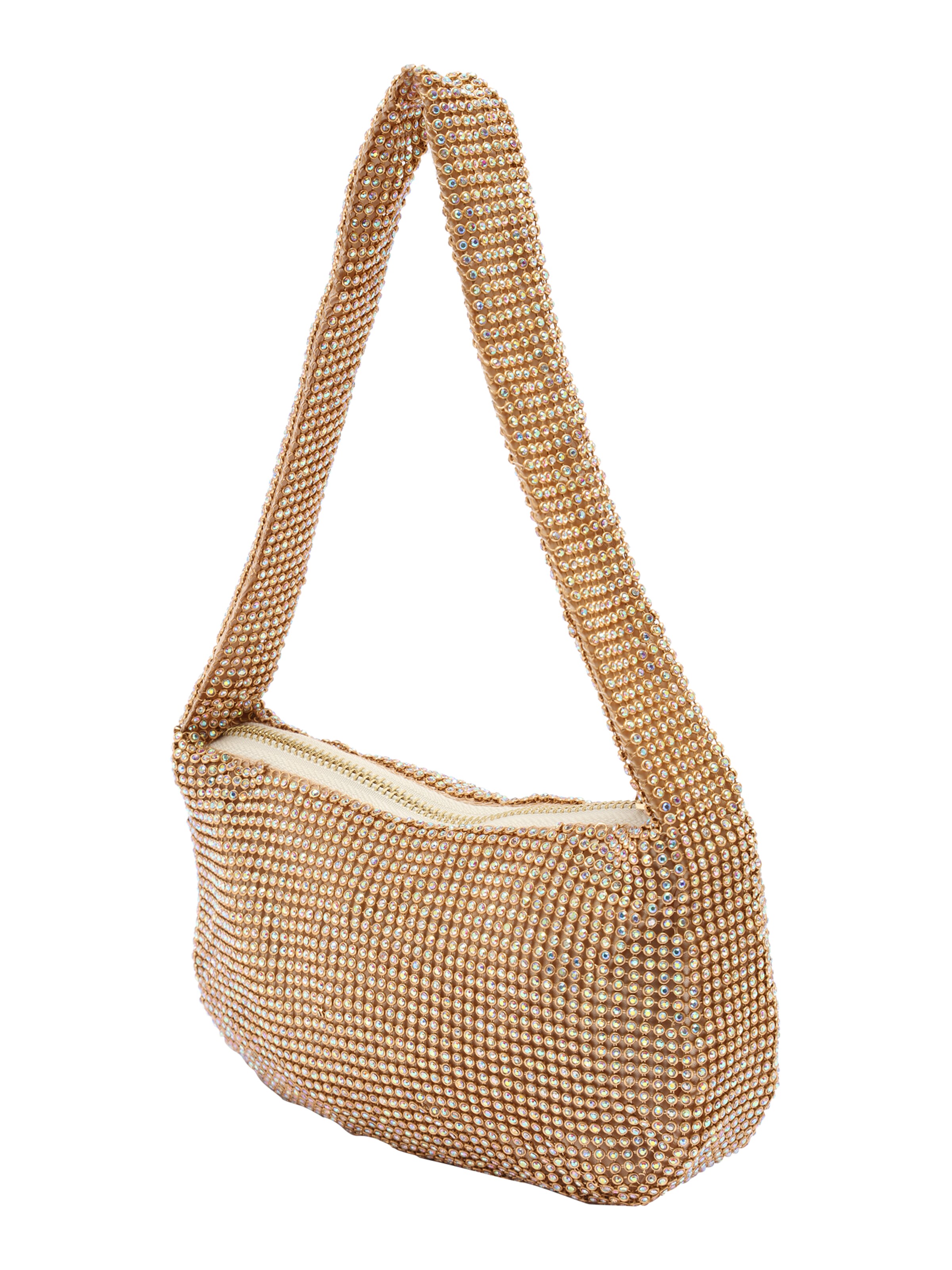 Geantă de umăr de la mascara pe auriu