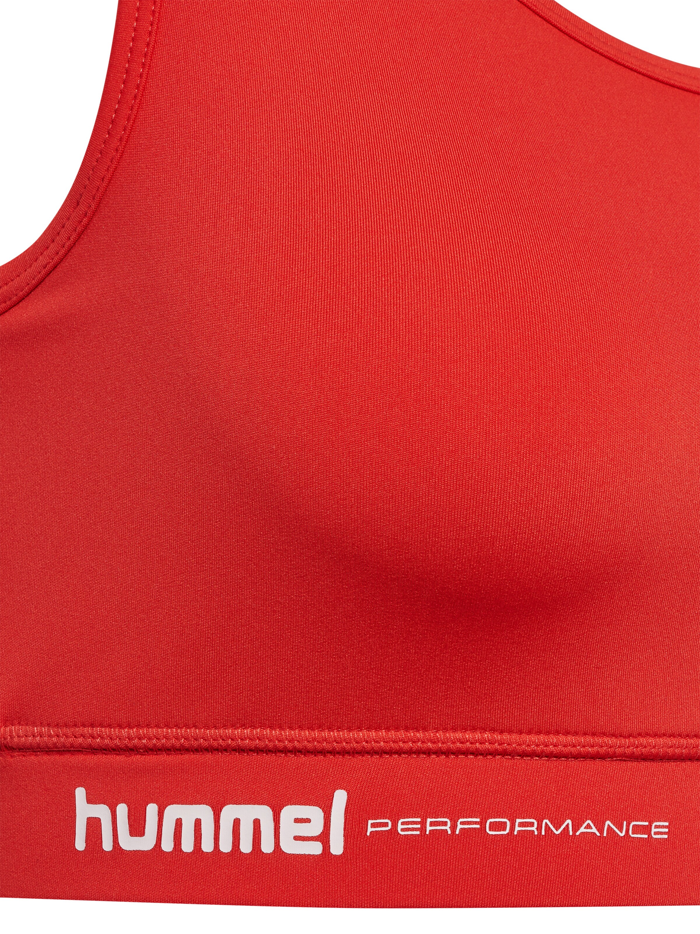 Hummel Bustier Sports-BH 'Pulse' i rød