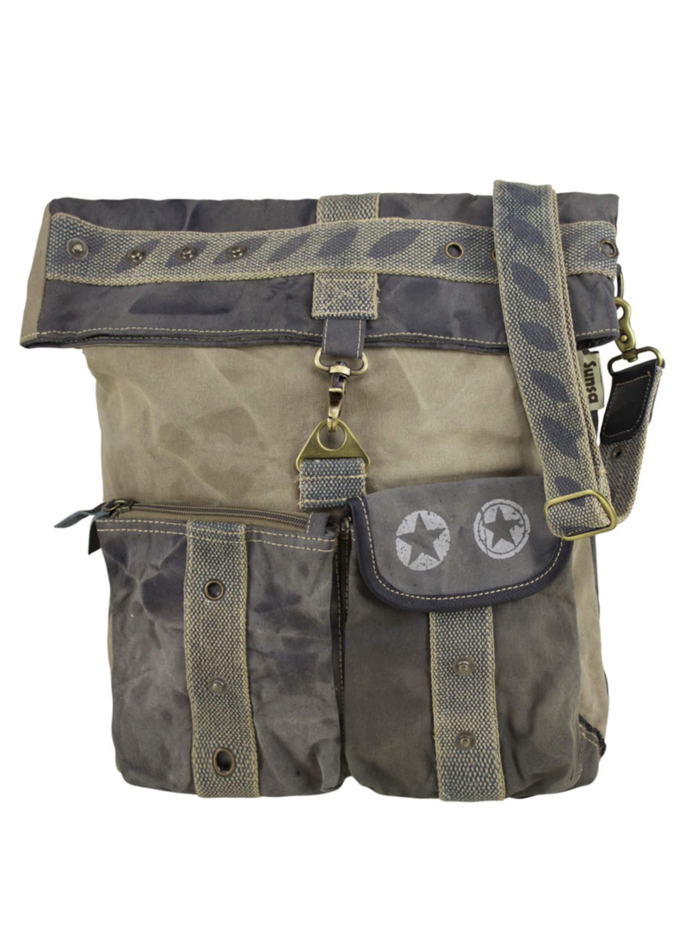 Sunsa Crossbody Bag 'Sunsa' in Black: front