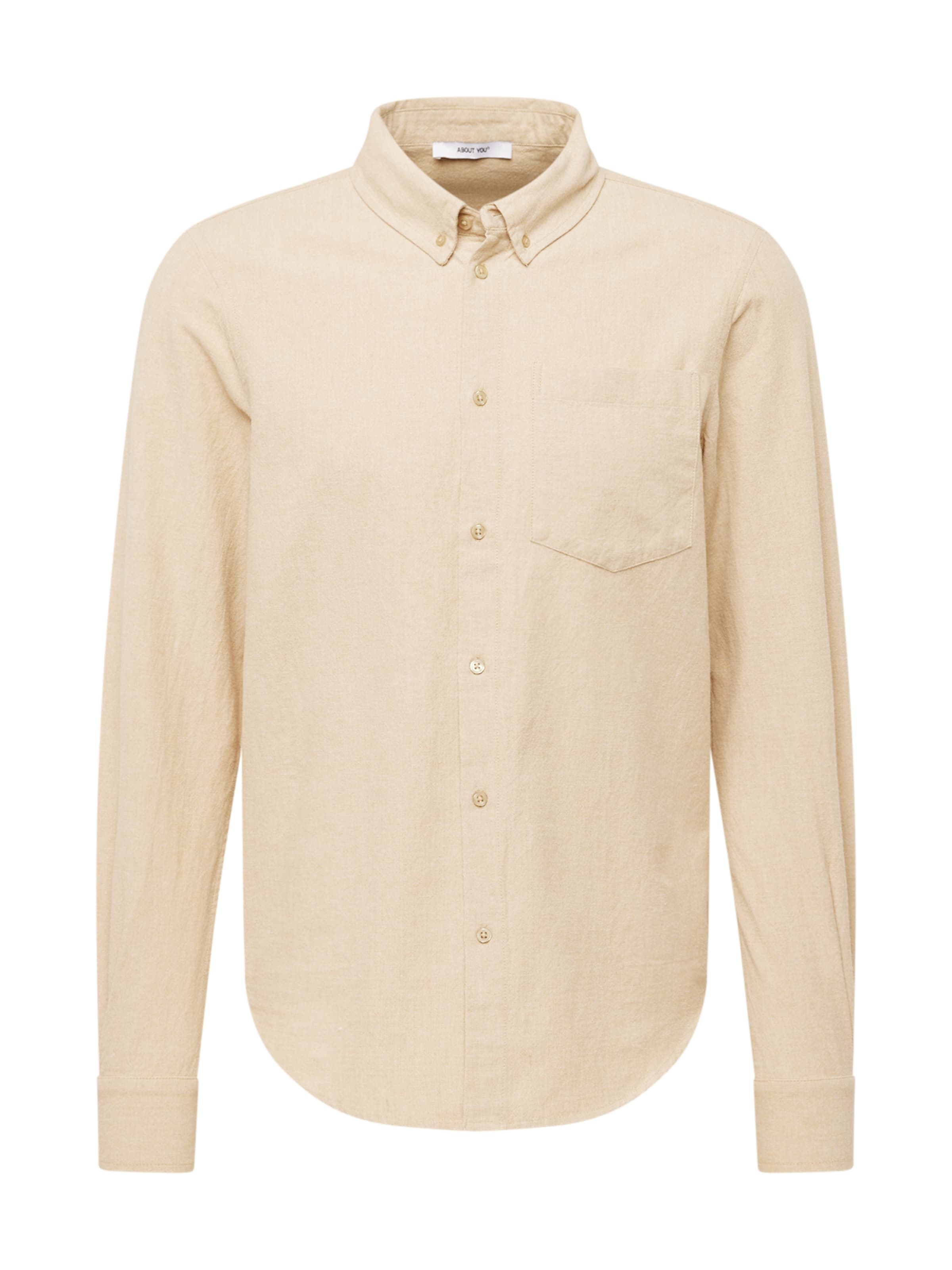 ABOUT YOU Regular Fit Skjorte 'Herrmann' i beige: forside