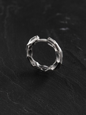REYTEL Earring 'RUDENESS' in Silver: front