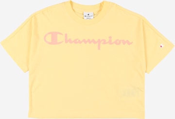 Champion Authentic Athletic Apparel T-Shirt in Gelb: front