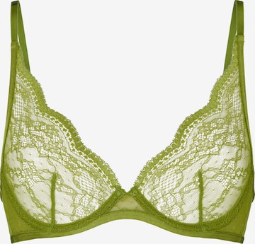 žalia Hunkemöller Trikampė Liemenėlė 'Isabelle Up': priekis