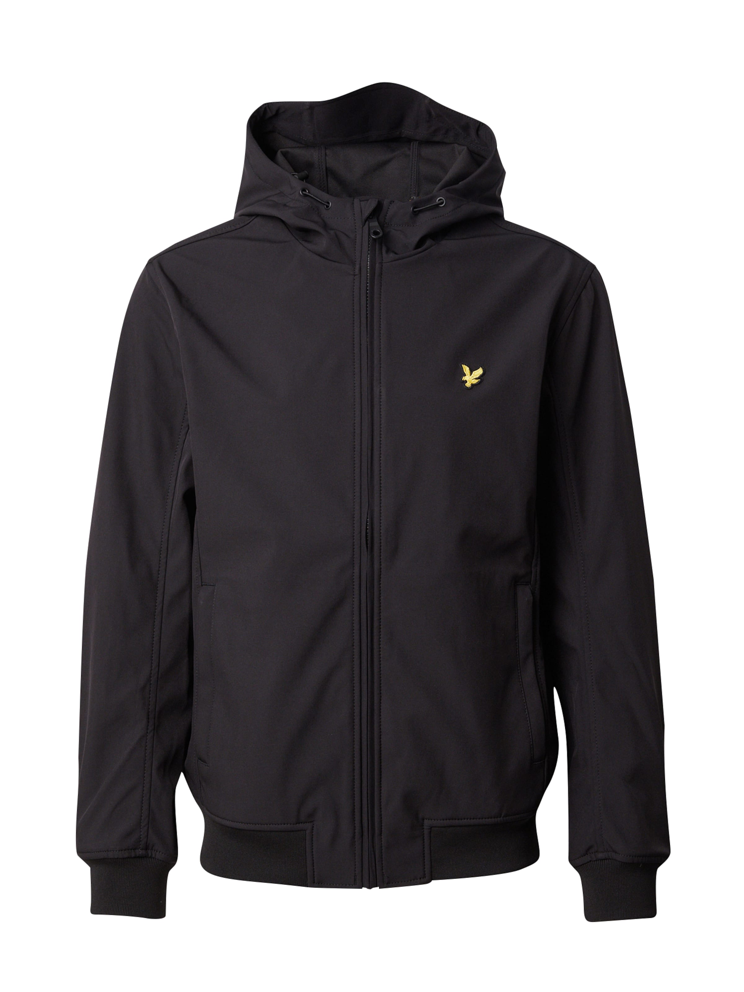 Lyle & Scott Tussenjas in Zwart: voorkant