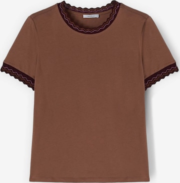 MOTIVI - Camiseta en marrón: frente