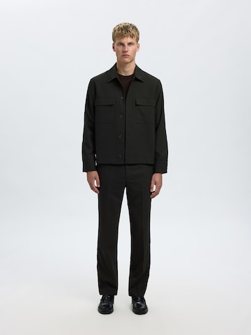 SELECTED Regular Pleated Pants 'SLHNEIL' in Green
