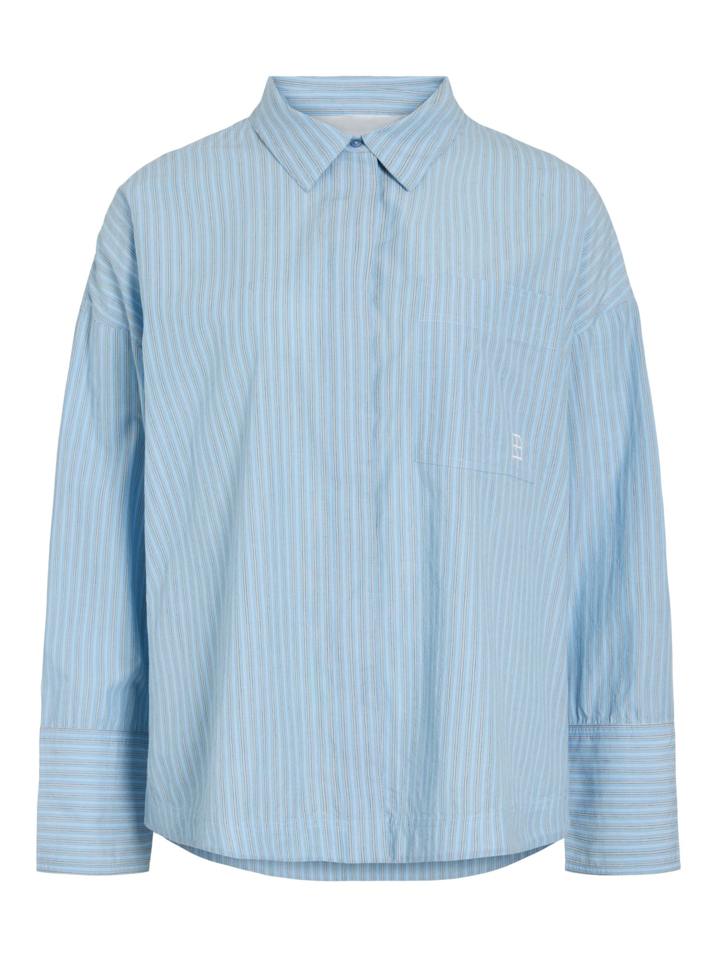 Chemisier ROUGE EDIT en bleu : devant