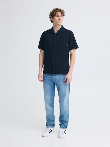 INDICODE JEANS - Regular Fit Camisa ' IDCorson ' em azul