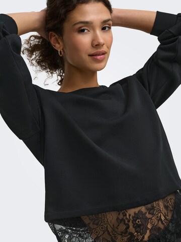 Sweat-shirt 'ONLMIMI' ONLY en noir