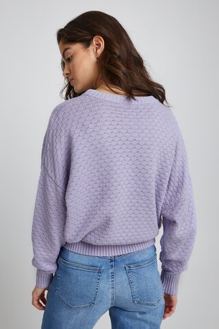 ICHI Sweater 'IHMARNAS LS' in Purple