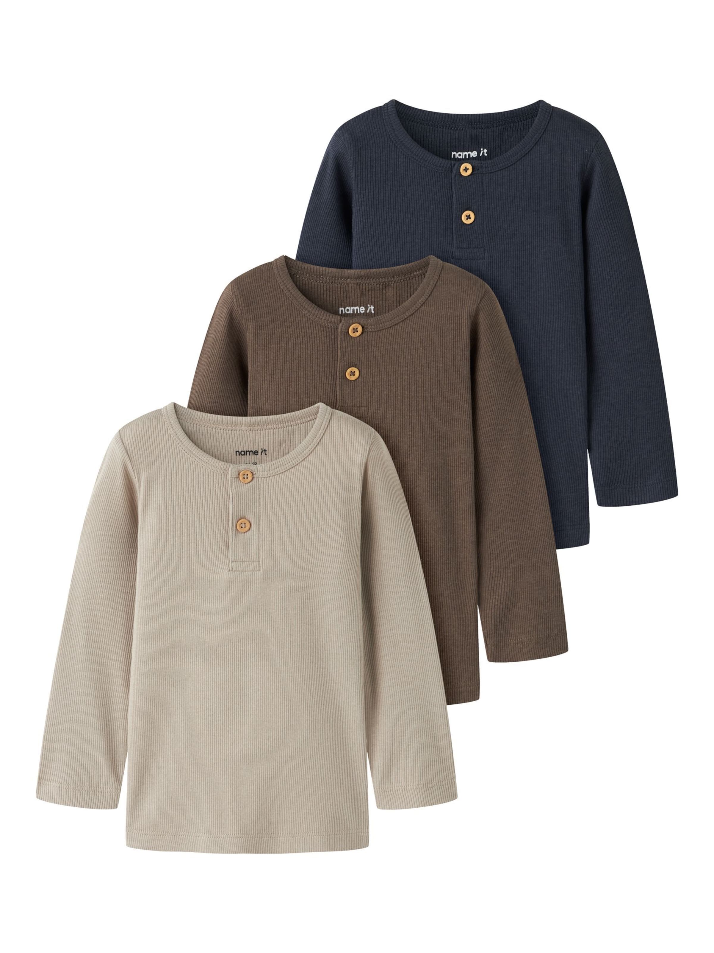 NAME IT Shirts i beige: forside