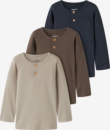 NAME IT Shirt in Beige: voorkant