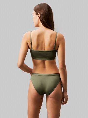 Bustier Hauts de bikini Calvin Klein Swimwear en vert