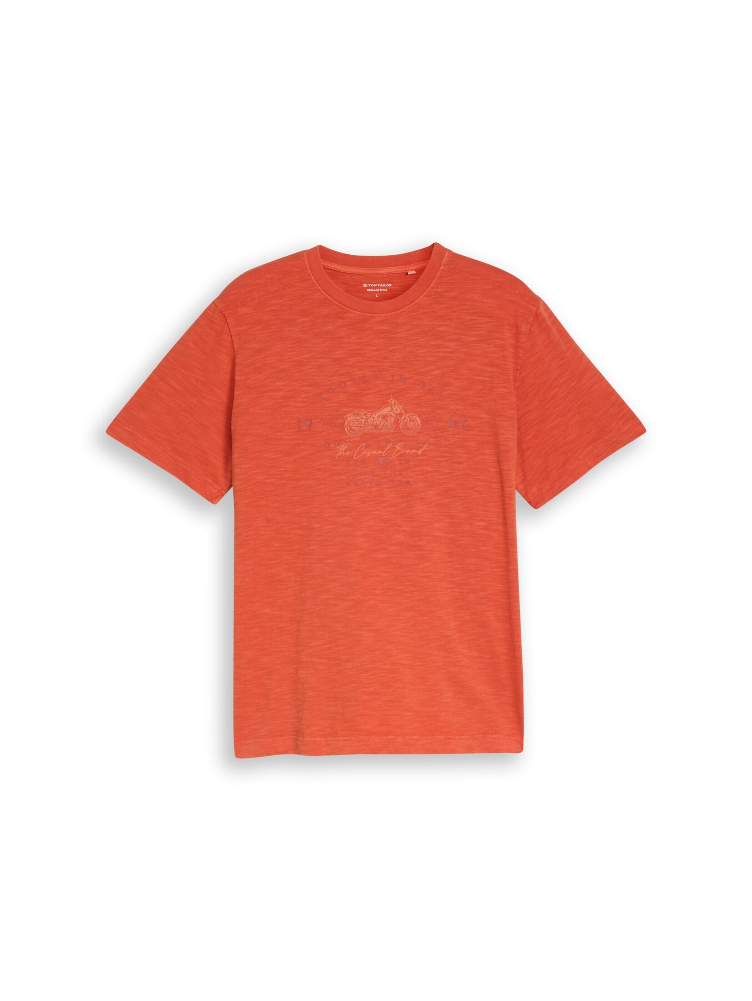 TOM TAILOR Shirt in Oranje: voorkant